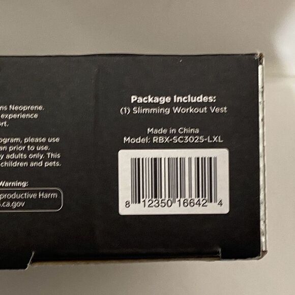 RBX X Heat Women's Black Weight Loss W/ Racerback Workout Vest Size Large/XL NWT - Picture 12 of 12